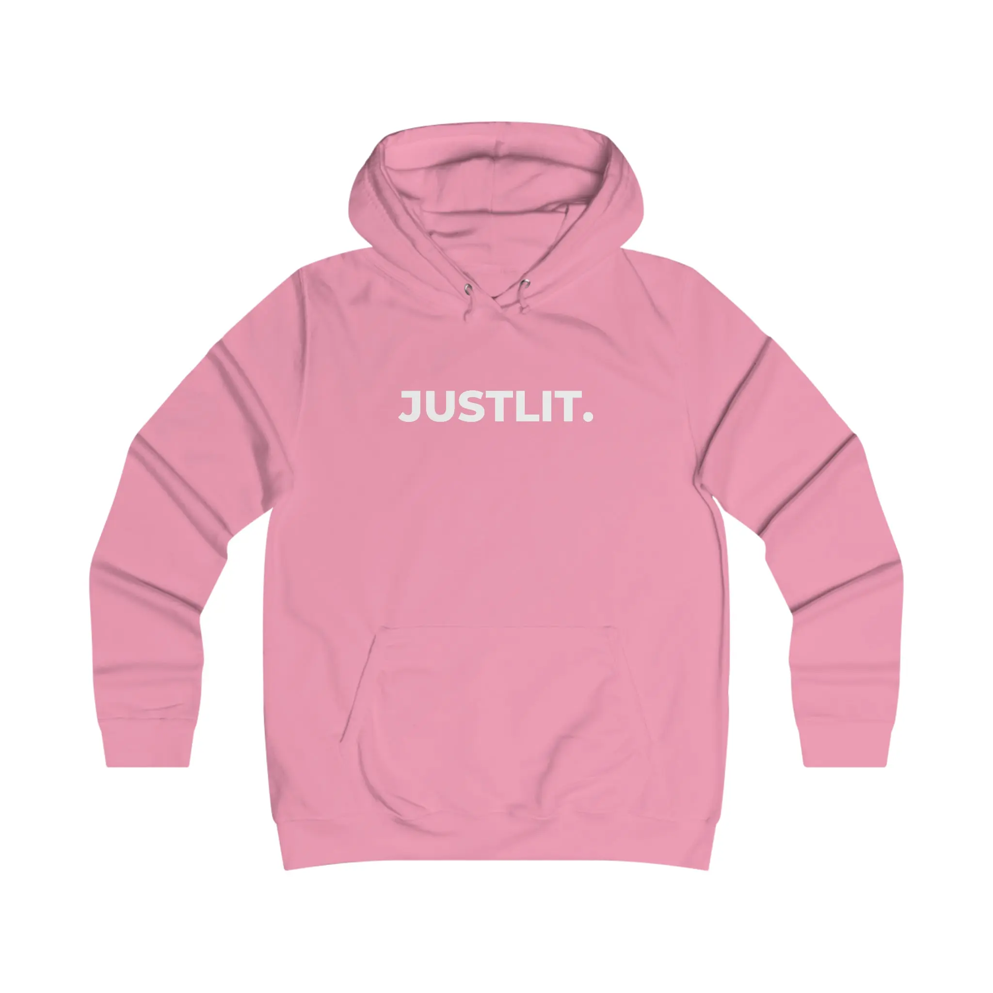 JustLit Womens Hoodie Fabric Womenswear Kangaroo Ribbed