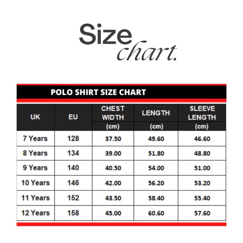 Boys School Polo Shirt Childrens Plain Long Sleeve 7-12 Years | Blue | SALE 3