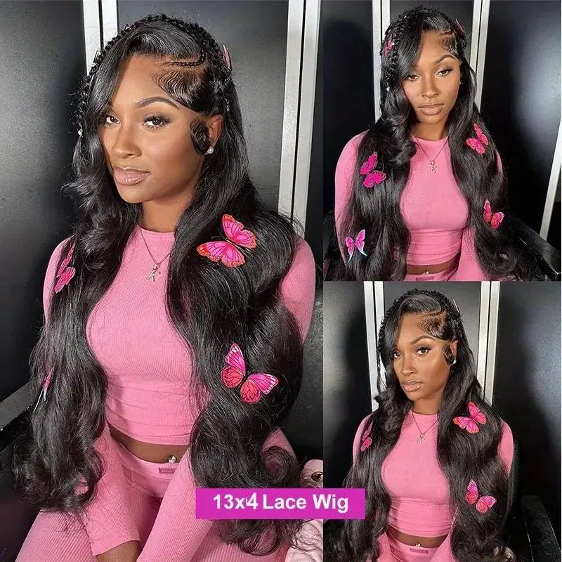 Gabrielle HD Transparent 13x6 Body Wave Lace Frontal Wig Human Hair 13x4 Remy Lace Front Brazilian 4x4 Glueless Wigs For Women 2