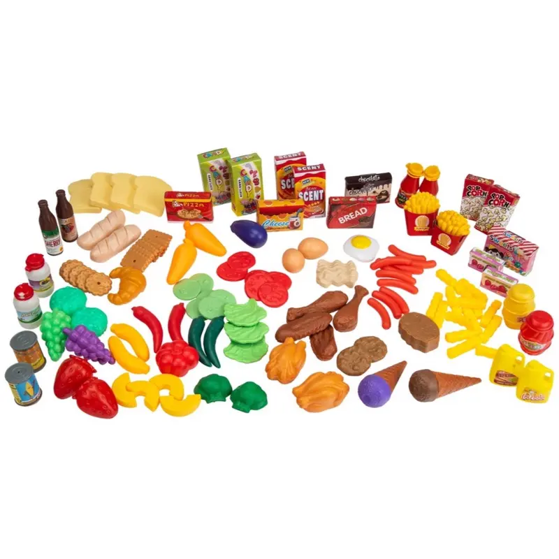 Kitchen Corner 120 Piece Food Play Set Kids 3
