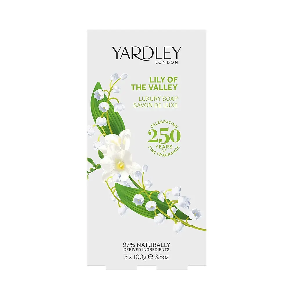 Yardley Lily of The Valley (3X100G) Soaps Body Care Fragrance