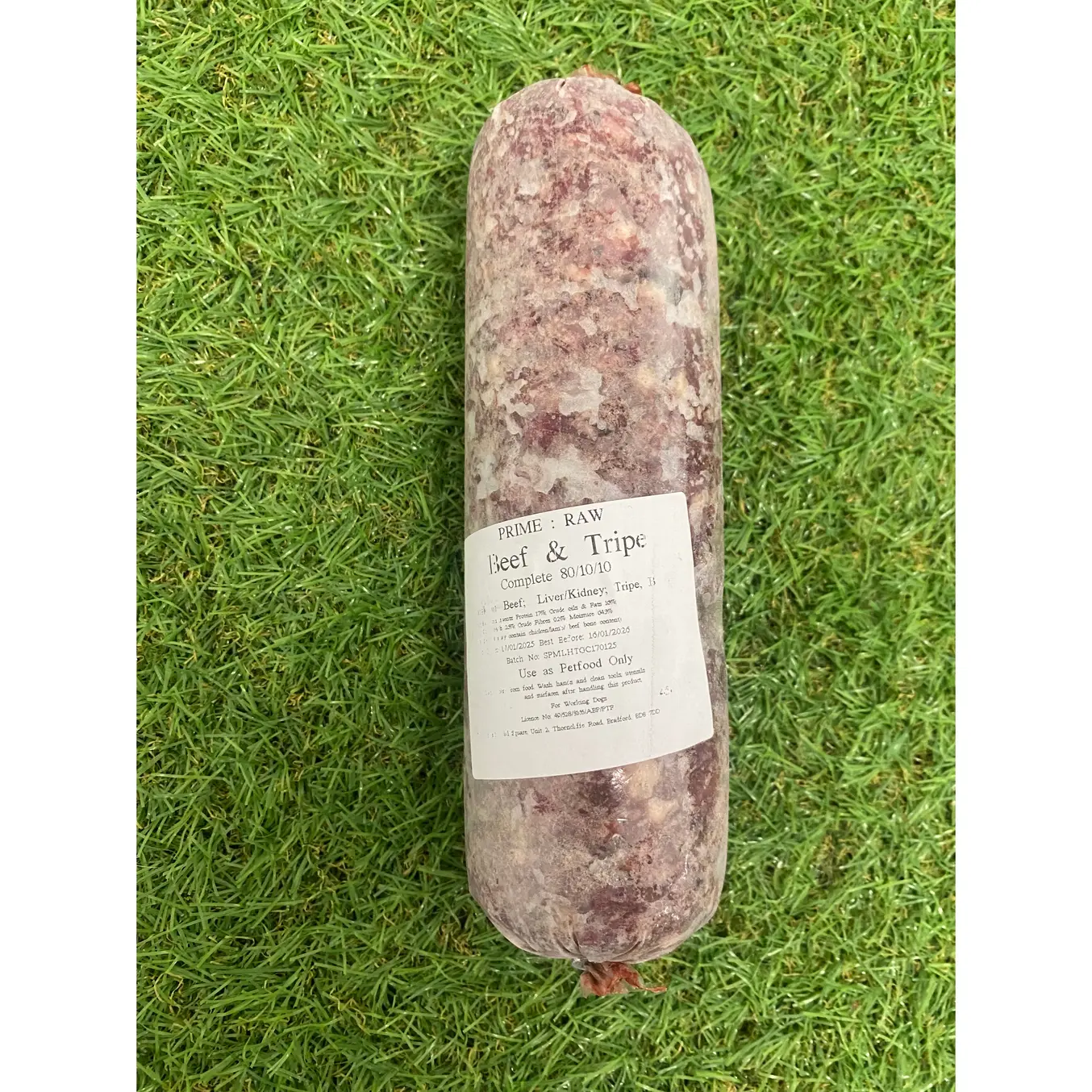 Prime Beef & Tripe Raw Complete 454g