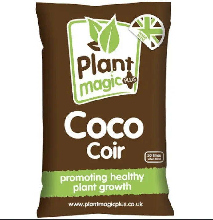 Plant Magic - Plus Coco Coir (50 Ltr Bag)/Coco/Canna/Bloom/Grow/Hydroponics