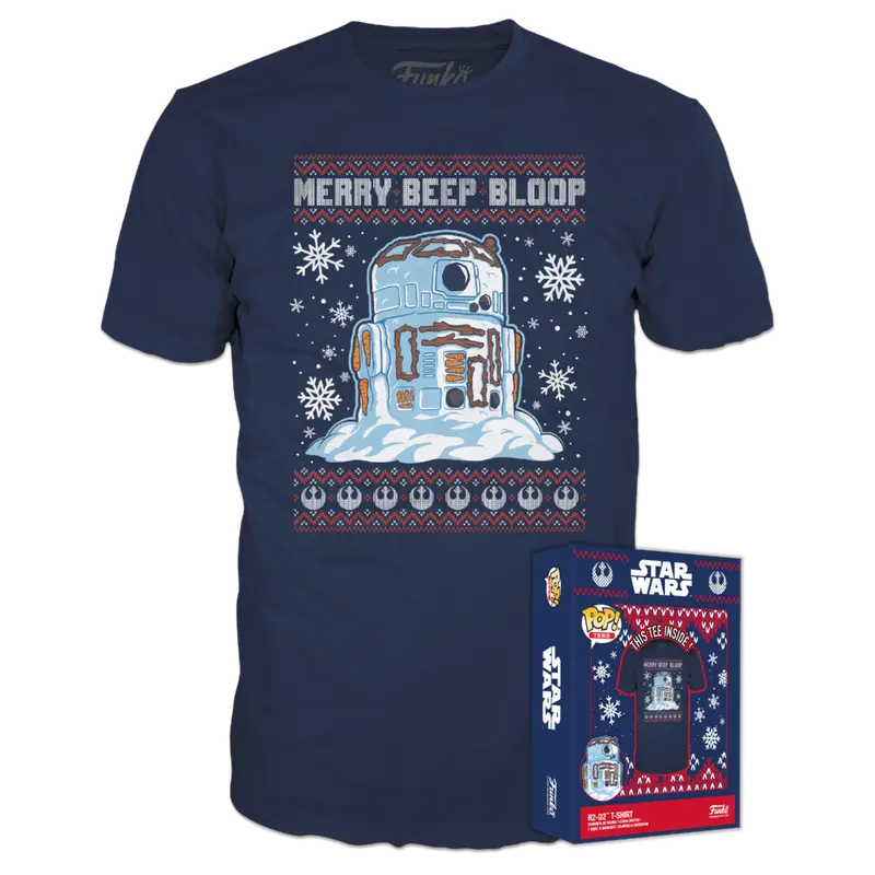POP! Tees: Star Wars Holiday - R2-D2 Snowman Boxed T-Shirt 0