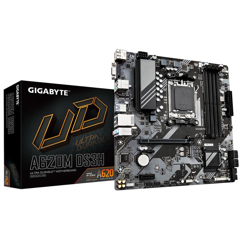 Gigabyte A620M DS3H (rev. 1.0) AMD A620 Socket AM5 micro ATX 0