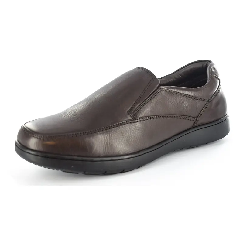 Mens Brown Genuine Leather Casual/Formal Slip On Shoes 0