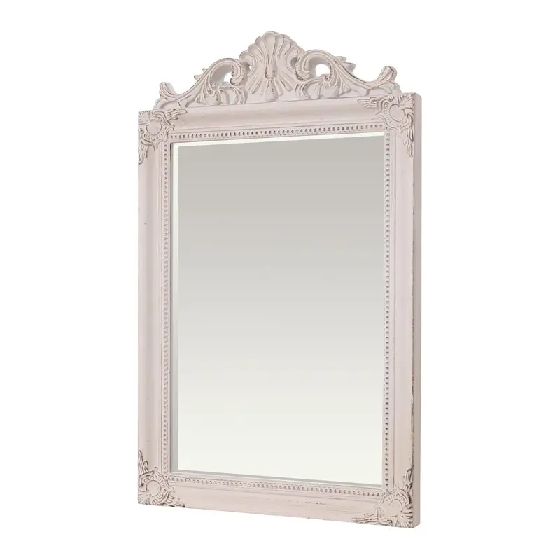 Chloe French Crest Wall Mirror Vintage Taupe 4