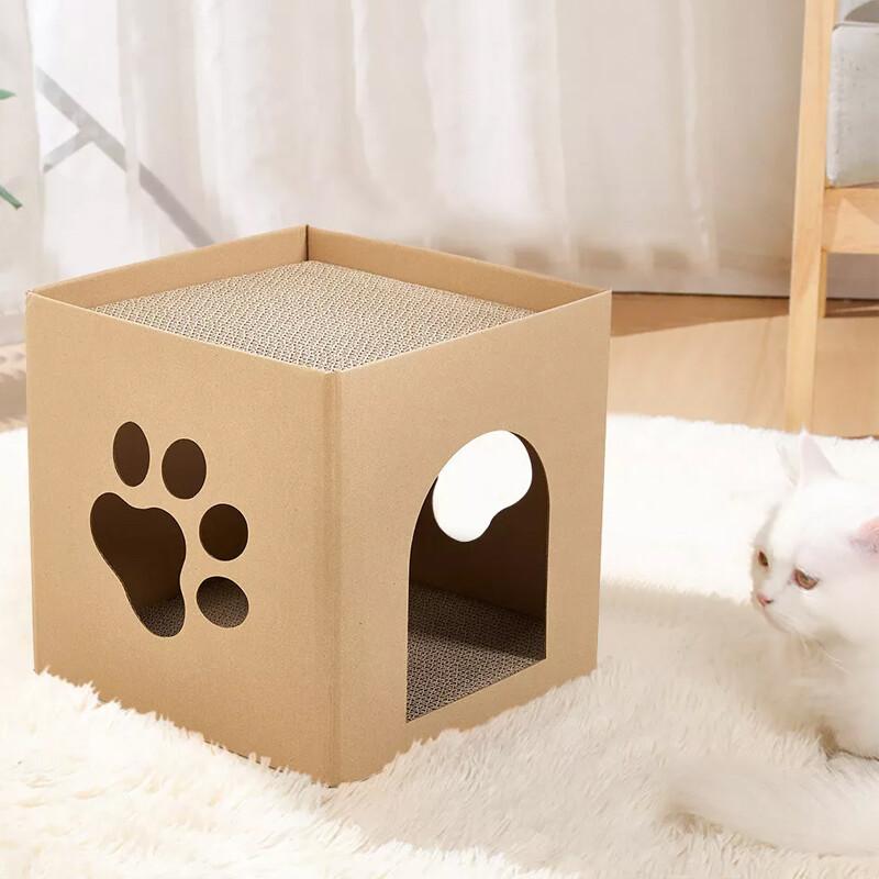 Product Introduction of ⭐[Delivery In 2-3 Days]⭐Pet Cat Nest Scratching Pad Play House Bed Cardboard Corrugated Scratcher Box UK 20