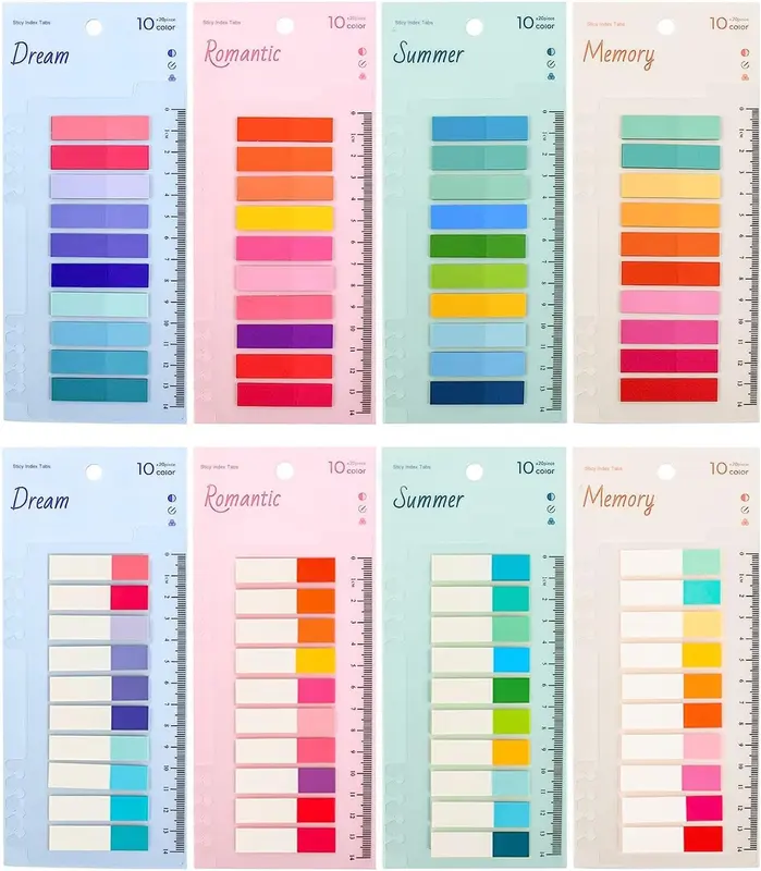 Sticky Adhesive Index Tabs Post it Sticky Notes Highlighter Flags Neon Page Book Mark PACK OF 6 2