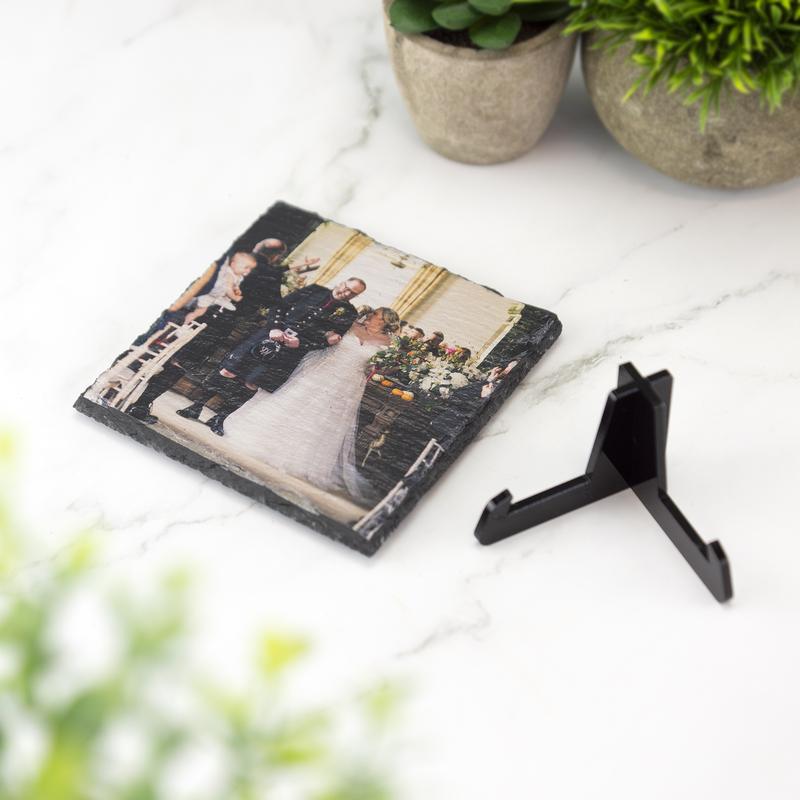 Personalised Photo Slate Printed Plaque With Custom Image & Stand 8