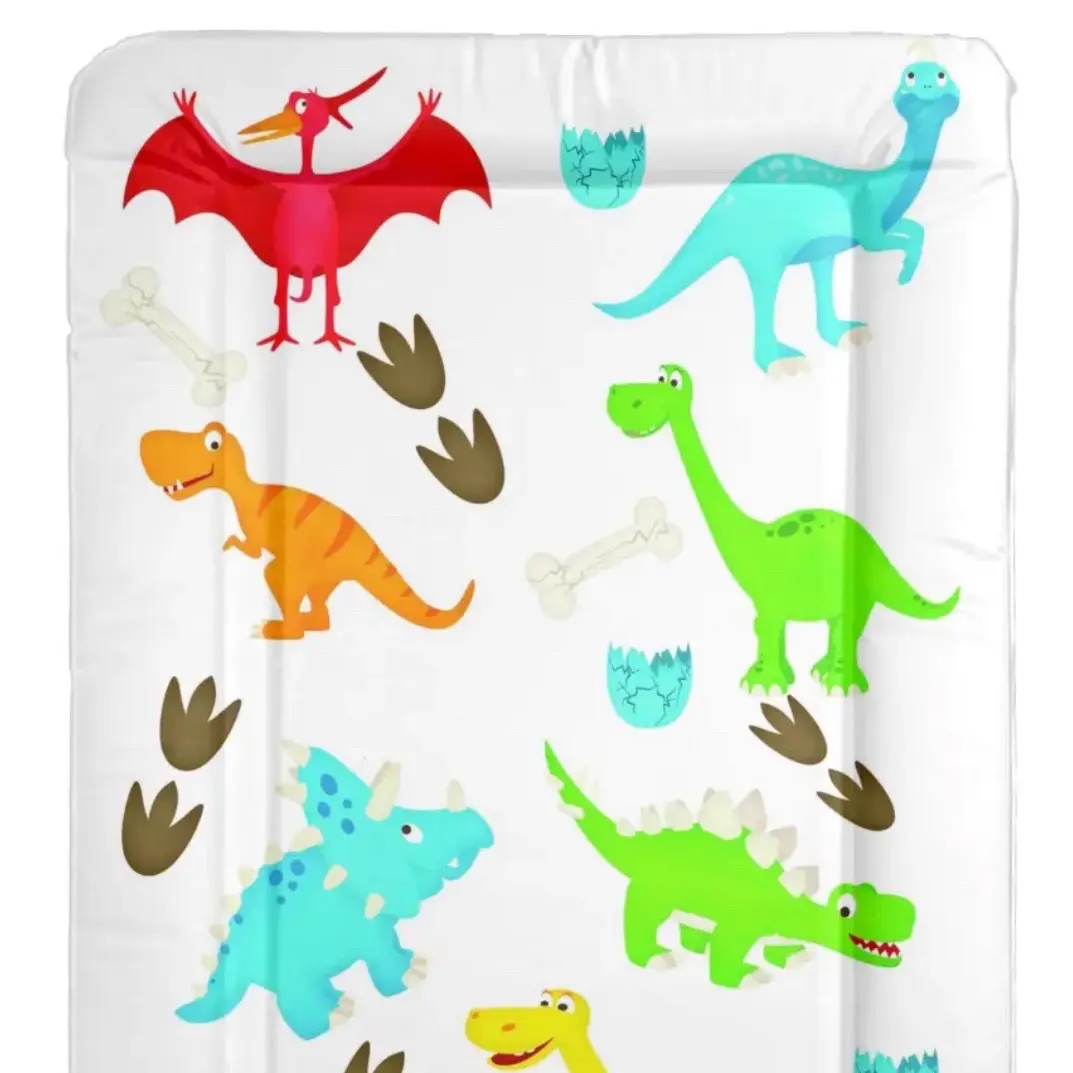 Sunnybabies Dinosaur Baby Changing Mat - Soft and Comfortable PVC Material for Toddler Nursery baby  changing  mat
