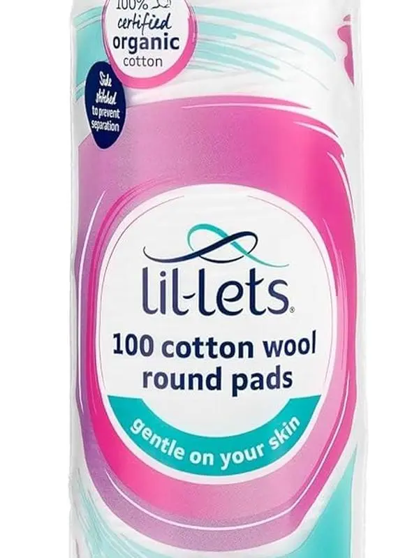Count, Certified Organic, 100% Pure Cotton Wool, Soft and Absorbent, Gentle on Skin, Dermatologically Tested