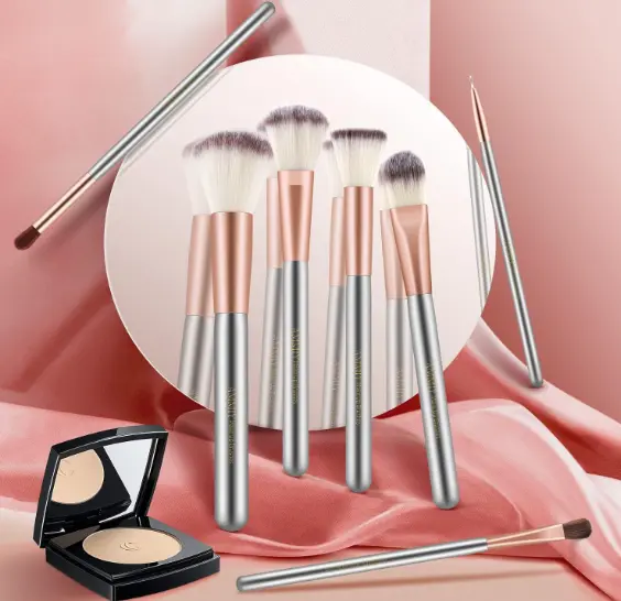 Professional Make-Up Brush Set for Woman, 18 Pcs Cosmetic Brushes Kit for Concealer, Foundation, Blush, Highlight, Loose and All Other Makeup Powders 5