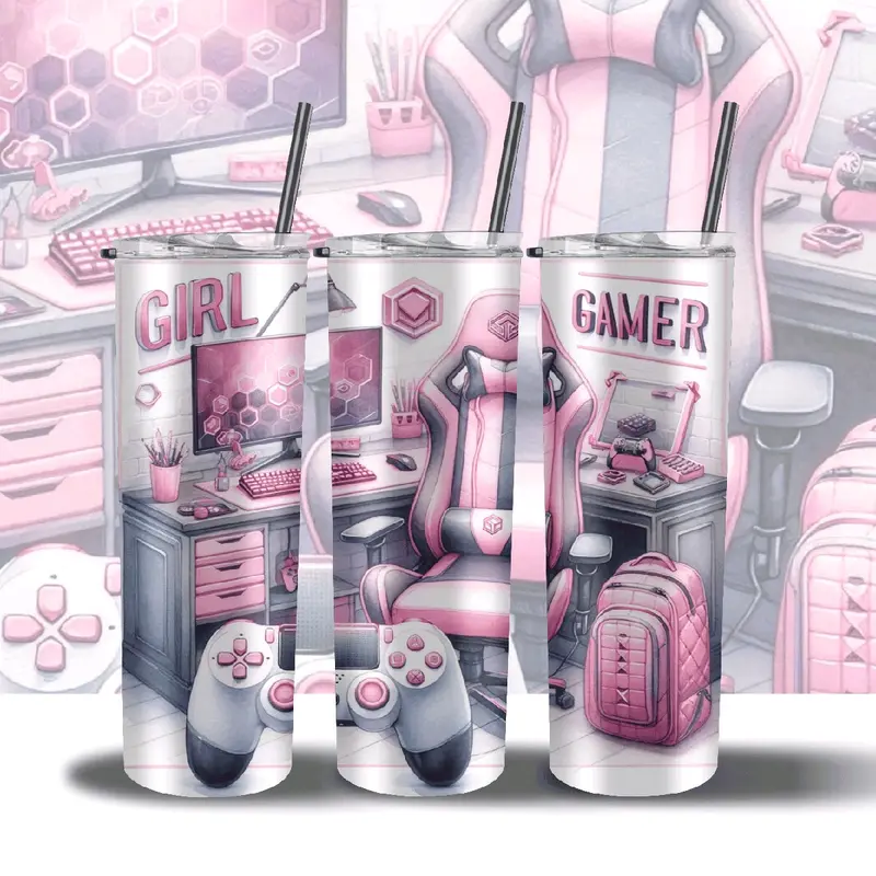 MBCUK Gamer 20oz Insulated Tumblers - Perfect for Gaming Enthusiasts - Bottles, Drinkware 6