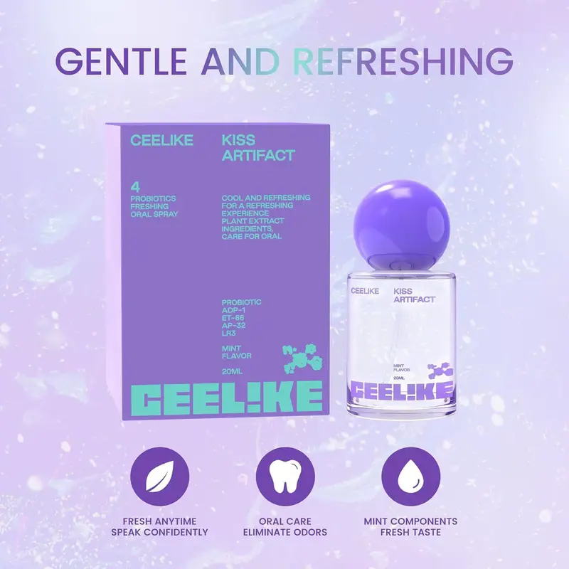 Experience Daily Oral Care Excellence with CEELIKE's Probiotic Spray: A Gentle Yet Potent Formula for Long-Lasting Freshness and a Smile that Radiates British Charm 2