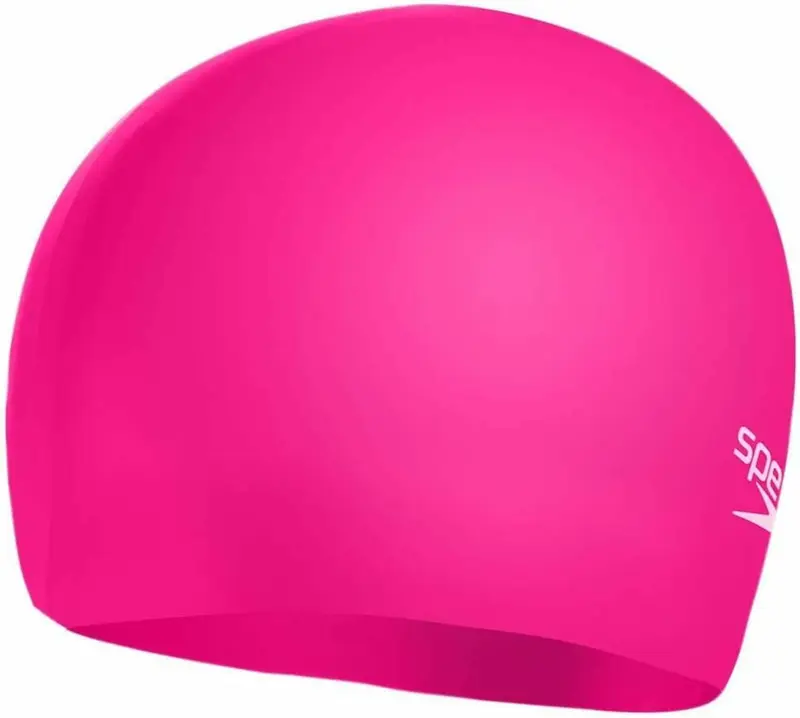 Junior Plain Moulded Silicone Swimming Cap 1