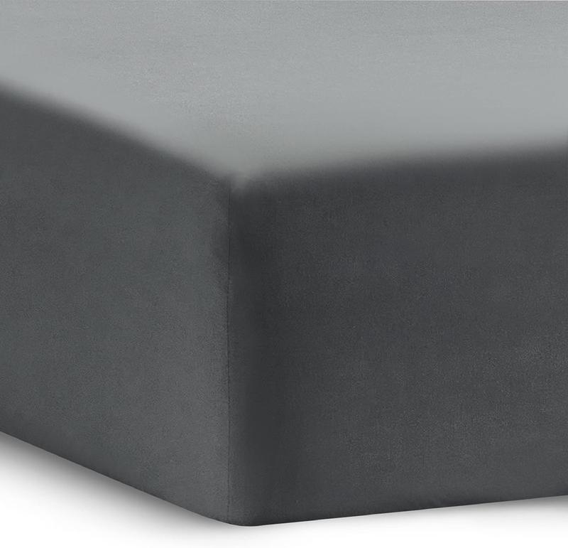 Bedding Fitted Sheet, Soft Quality Blended Cotton Plain Dyed Bed Linen 6