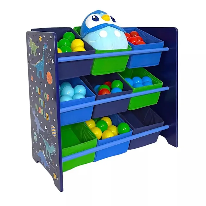 Kids Dinosaur 9 Tub Storage Drawers Perfect Organiser Kid Clothes Crafts & Toys Baby Product Boxes 5