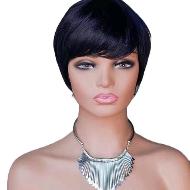 High-Quality Pixie Short Wig for Unisex - Smooth & Sleek Style, Natural Looking Texture, Black/Brown Hues - Enhance Your Style Today! 5