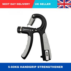 (UK Seller) 5-60kg Handgrip Strengthener, Fitness Gear ,Mag  Palm Grip ,Heavy Hand sidemen forehand Gripper with Digital Display, , Hand grippers master , cheapest hyper overhand grippers