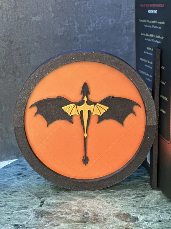 Fourth Wing Bookend - Perfect for Book Lovers 3