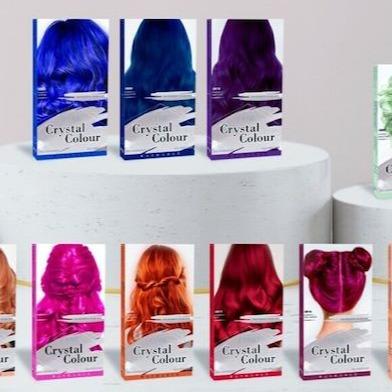 FYNE crystal colors semi-permanant hair dye Haircare no amonia no peroxide 2*50 ml neon yellow 4