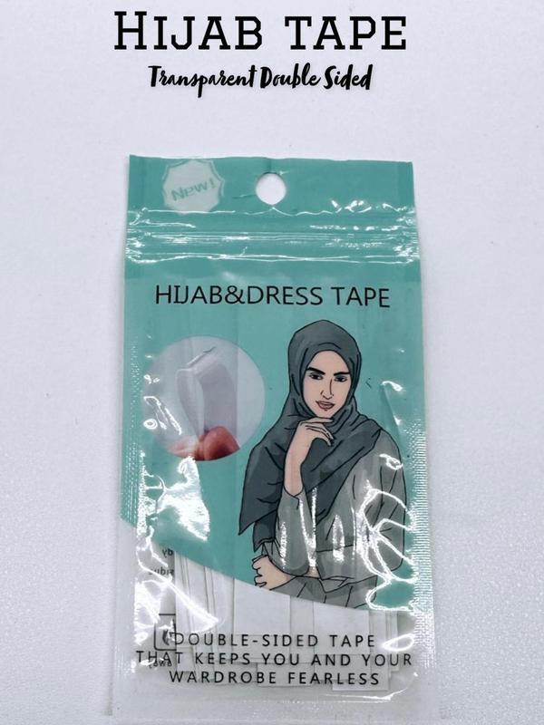 HIJAB SCARF DRESS DOUBLE SIDED TAPE TRANSPARENT 0