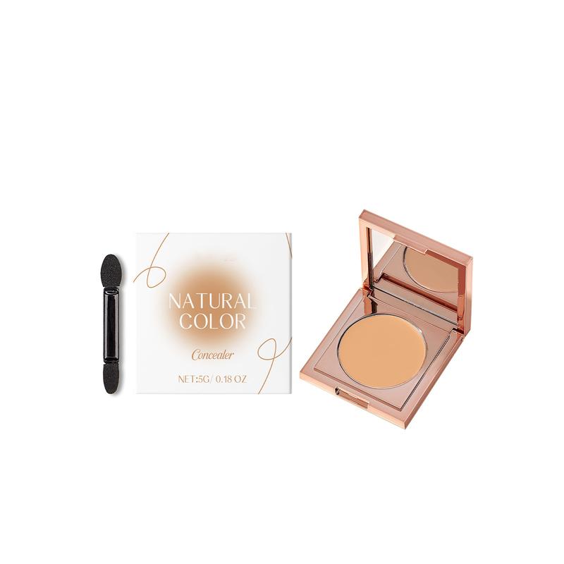 Product Introduction of Colored Clay CC Undereye Corrector, Colored Clay Under Eye Corrector, Color Corrector for Dark Circles, Seamless Conceal Hydrating Under Eye Corrector Concealer with Brush 9