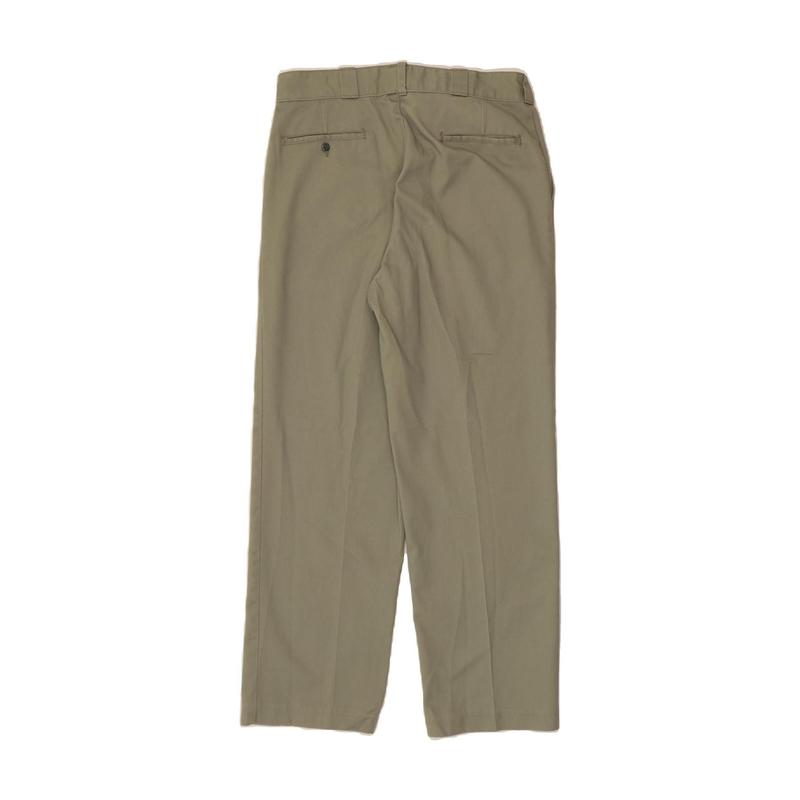 Pre-Owned Vintage L.L.BEAN Mens Straight Chino Trousers W36 L29 Green Polyester 2