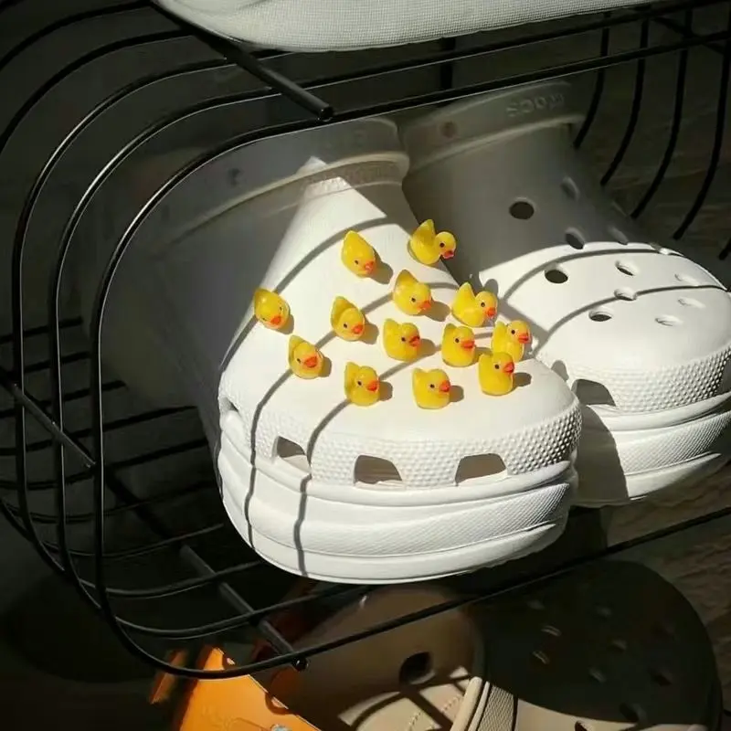 Jibbitz Buckle Duckling Charms (6 Pieces) for Shoe Decoration - Footwear