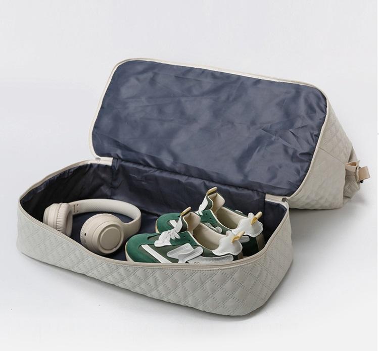 UK Seller New Large Adult Women Quilted Lux Bag Sport Gym Fitness Bag Holdall Bag Weekend Travel Bag Luggage Storage Bag Tote Bag Fitness Bag Handbag Gym bag 7