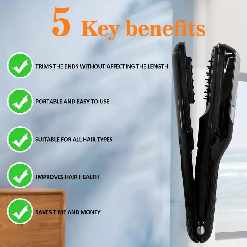 Automatic Hair Split End Trimmer Device, Cordless Hair Cutting Tool For Dry, Damaged & Brittle Split Ends Removal, Suitable For Men And Women, Hair care Salon Equipment 4