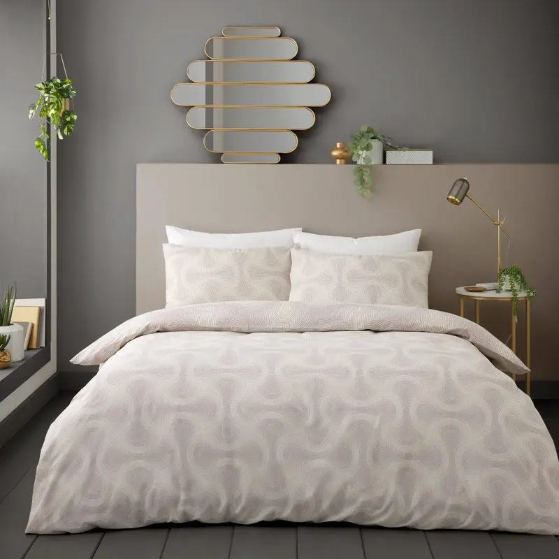 Pretty Heart Reversible Printed Duvet Cover Sets Polycotton Single Double King Superking Size Soft Bedding 5