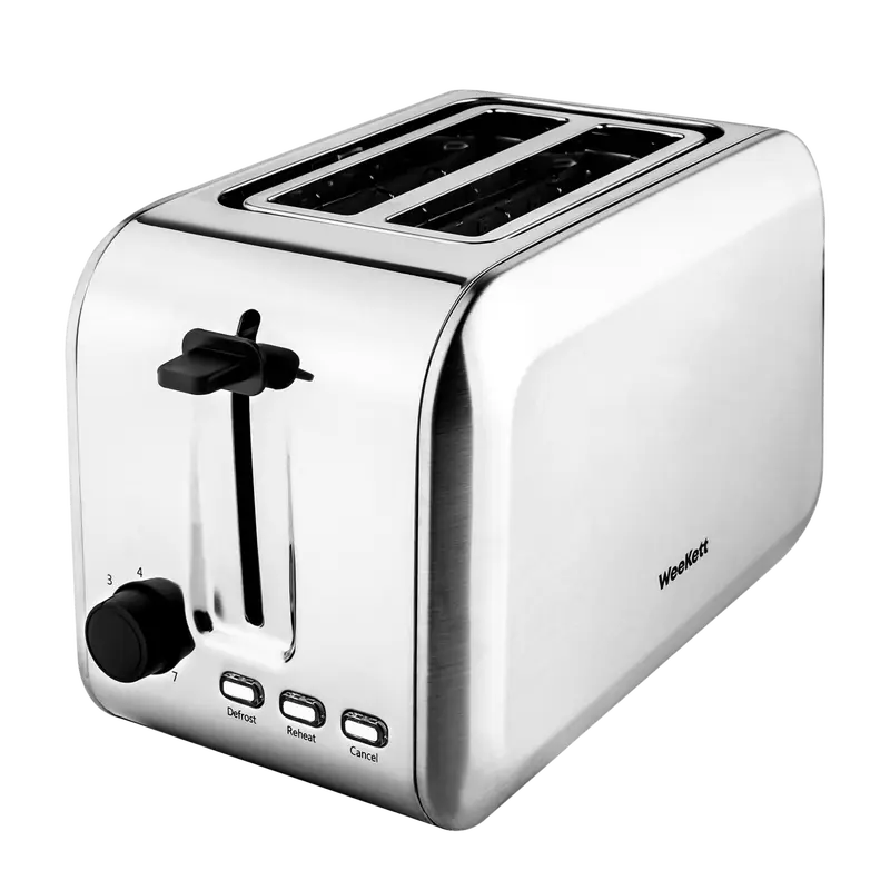2 Slice Toaster - Toaster 2 Slice with Variable Browning Control - Stainless Steel Toaster with Wide Slots for Thick Bread Slices & Bagels - Sleek & Compact Bread Toaster 6