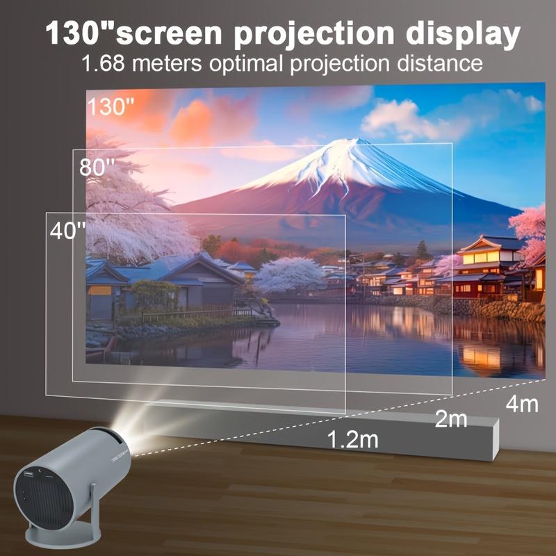 Product Introduction of Magcubic Projector  4K Android 11 260 ANSI UK Plug Allwinner H713 Wireless5.0 1080P 1280*720P Home Cinema Projetor 3