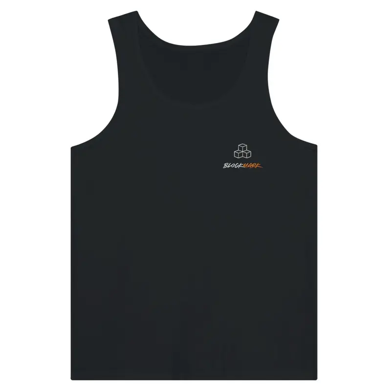 Blockmark Adults Premium Unisex Tank Top Black 0