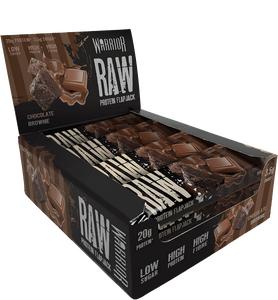 Warrior RAW Oat Flapjack Protein Bars - 12 Bars - 12 Incredible Flavours - High Protein Snack