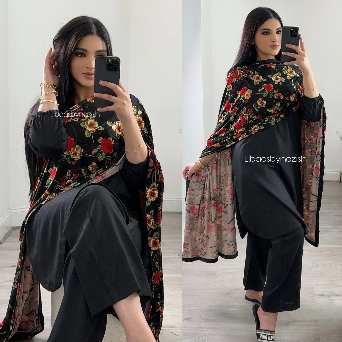 LBN- Pure Palachi | 3pc Stitched Dhanak suit with Pure Palachi Shawal | Elegant Winter Wear Womenswear