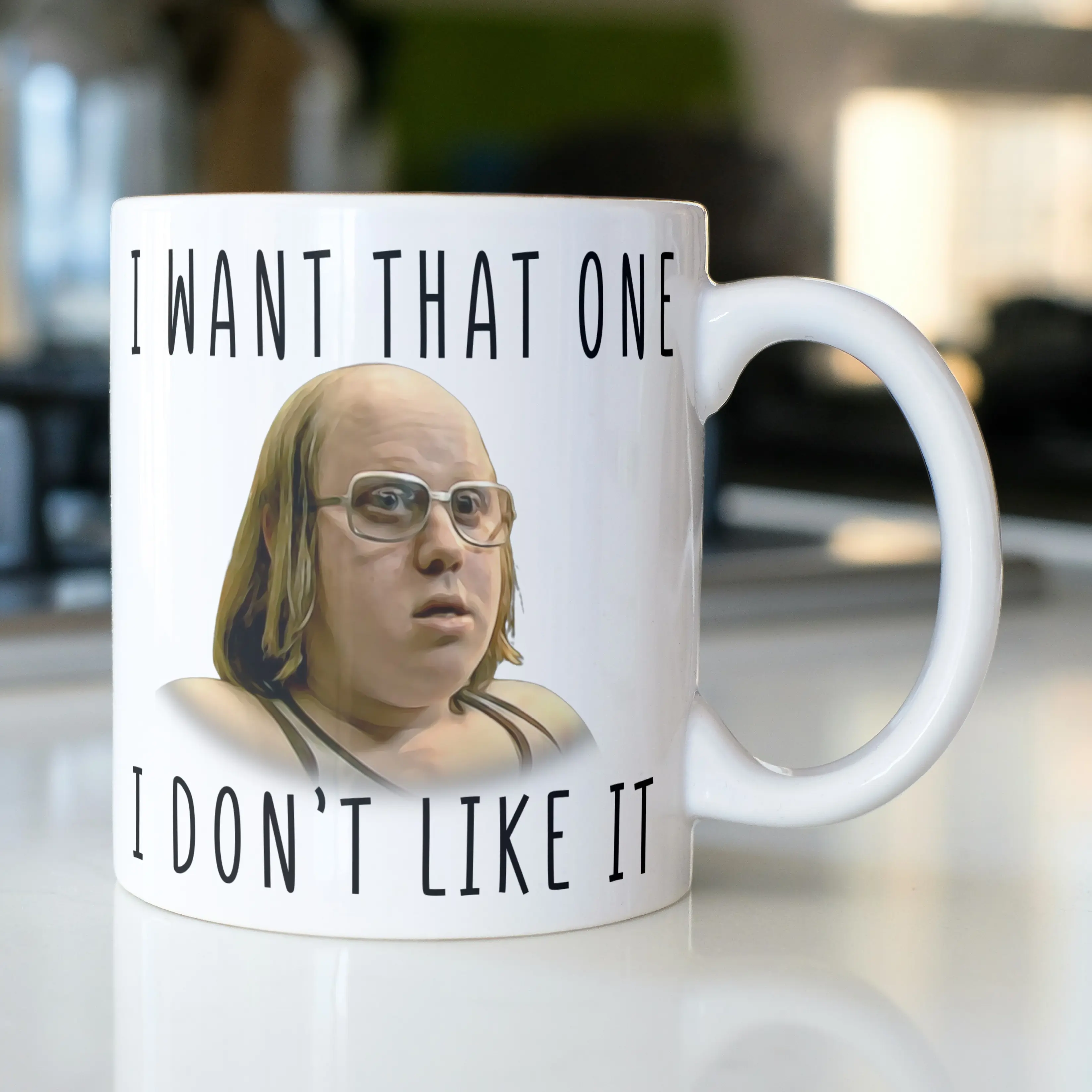 Funny Little Britain Coffee Mug - "I want that one"