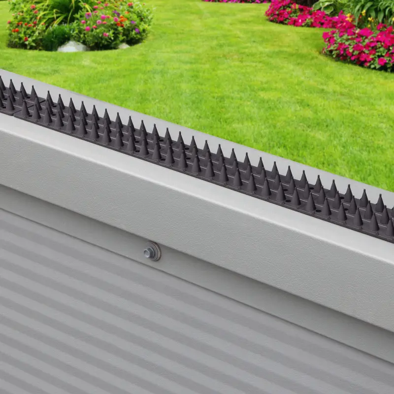GardenKraft Anti-Climb Security Spikes - Pack of 10 / Keep Out Intruders, Burglars, Cats & Foxes & Birds / Home Security / 490cm Total Length - Can Be Cut / Flexible - Use on Fences, Walls 3
