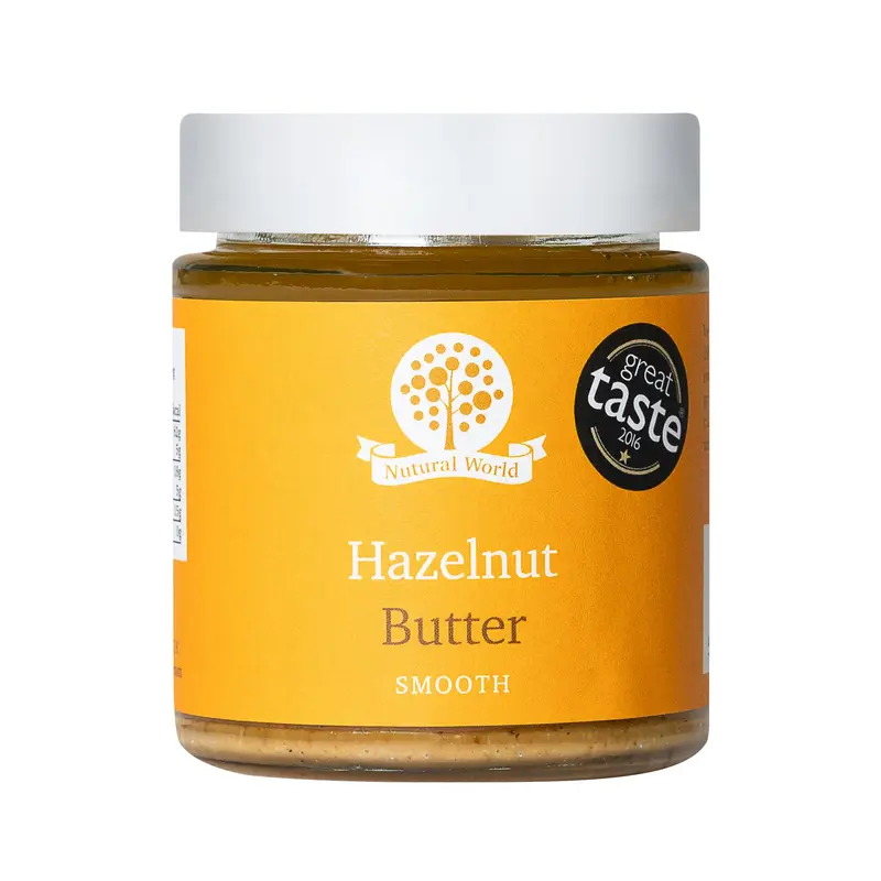 Nutural World - Smooth Hazelnut butter (170g) - 100% Pure / Single Ingredient - Great Taste Award winner 0