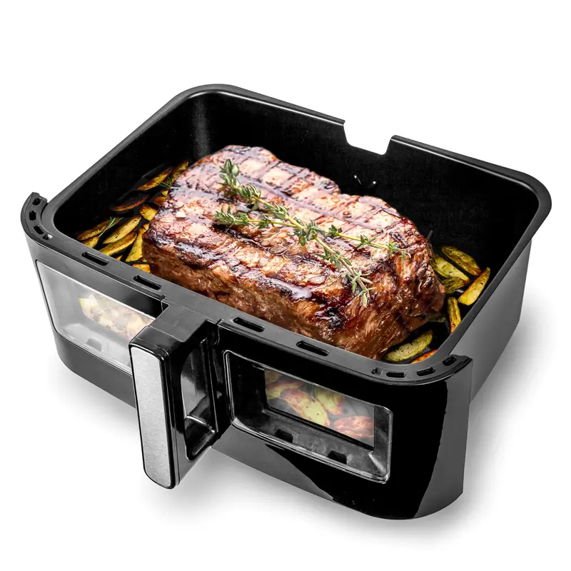 Duronic Large Drawer AFD1 | LARGE DRAWER ONLY | 10L Drawer Specifically for the Duronic AF24 Air Fryer, One Big Sync Cook Cooking Tray for Dual Zone Air Fryer 0