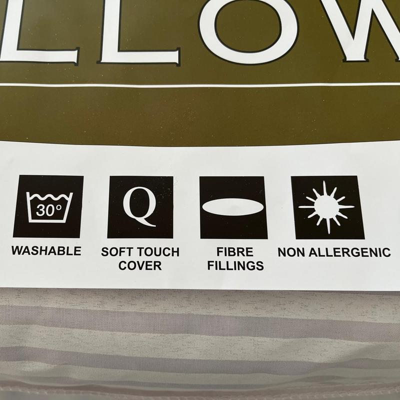 Best Quality Pillows Made In UK With Egyptian Cotton Comes In Twin Pack (Real Branded Pillows Not Fake Ones) Buy From Real Supplier With Best Quality 3