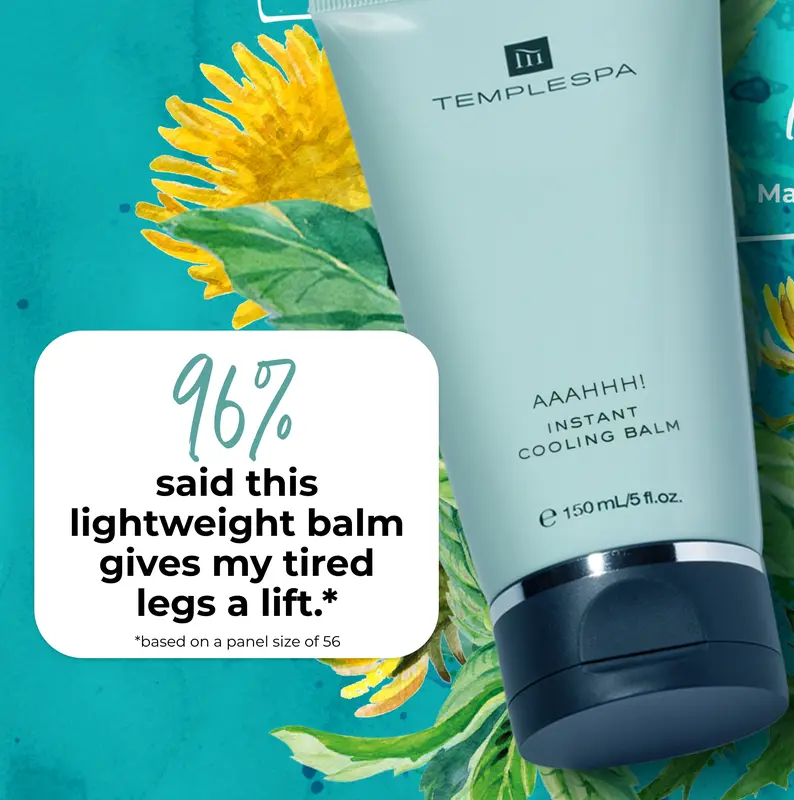 TEMPLESPA AAAHHH! Instant Cooling Balm For Aching Feet & Limbs 6