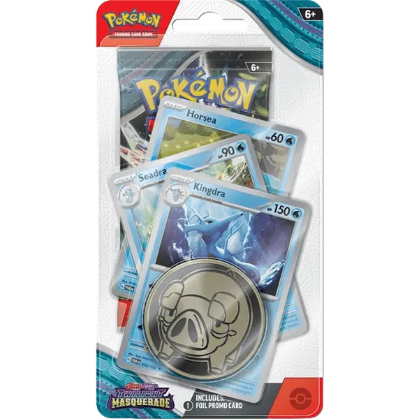Pokemon TCG - Scarlet & Violet - Twilight Masquerade - Premium Checklane Blister - Kingdra