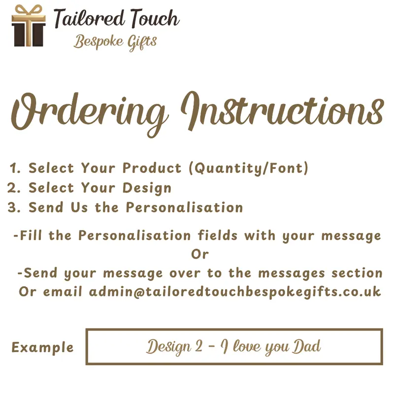 Set of 2 Personalised Wood Handmade Engraved Ruler 30 cm or 12 Inch 7