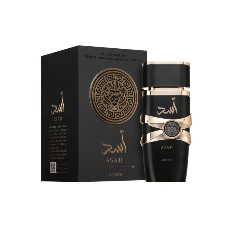 Asad Lattafa Black Eau de Parfum Spray 100ml for Men Gift Fragrance - Arabian Fragrance 1