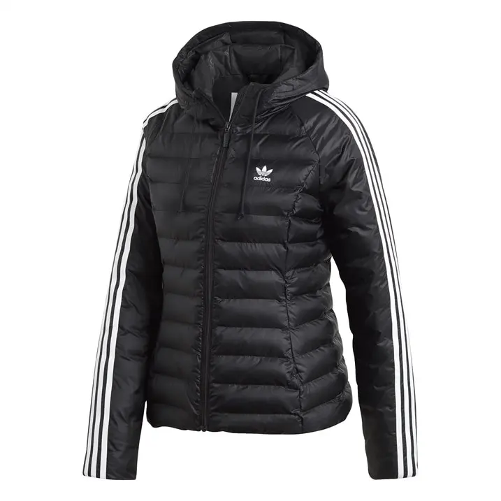 Adidas Womens Slim Puffer Jackets - Lightweight