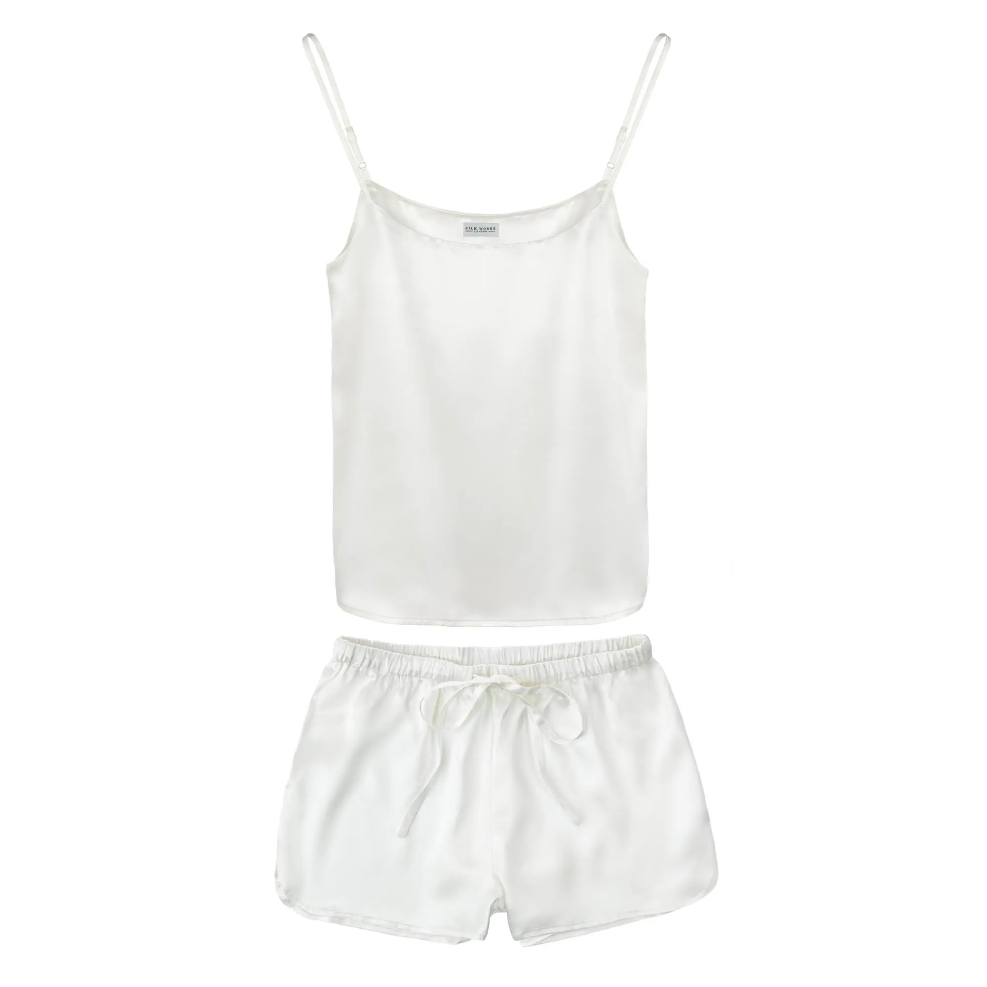Silk Works London Silk Cami & Shorts PJ Set