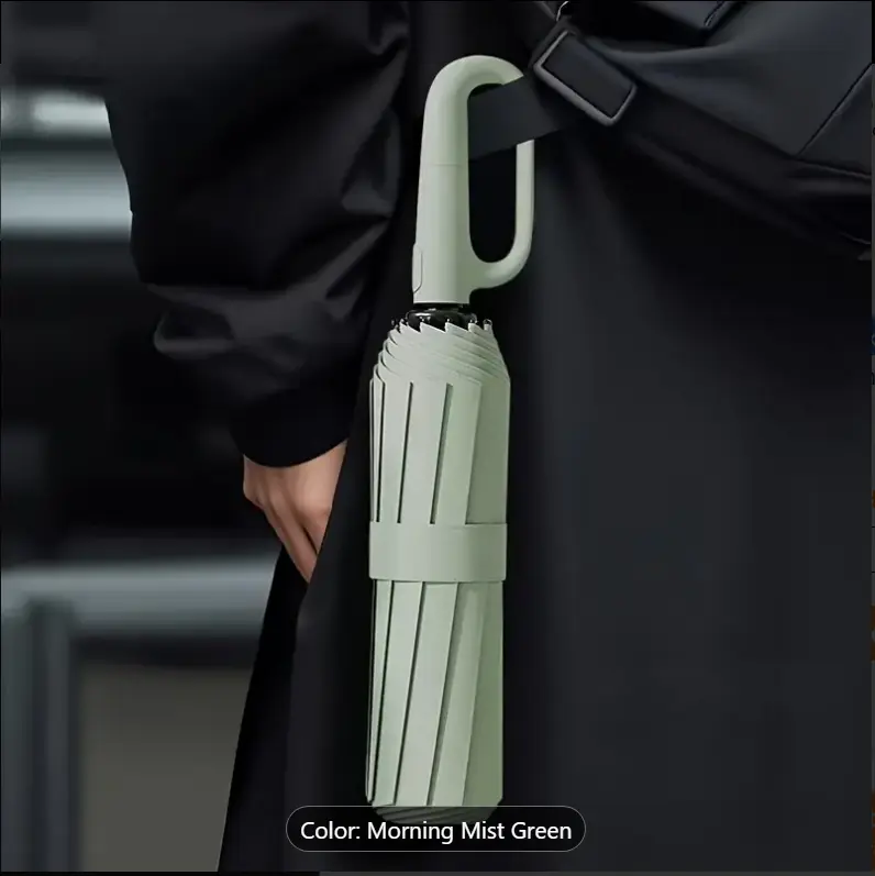 [UK Seller] Automatic Folding Mini Umbrella, Wind proof Automatic Umbrella, 10 Ribs Durable & Compact for Travel, Golf & Daily Use – 54'' Sun/Rain Protection with UV 99% Block,r umbrellas button  umbrella rolls  royce anime  umbrella payong  hangin Round